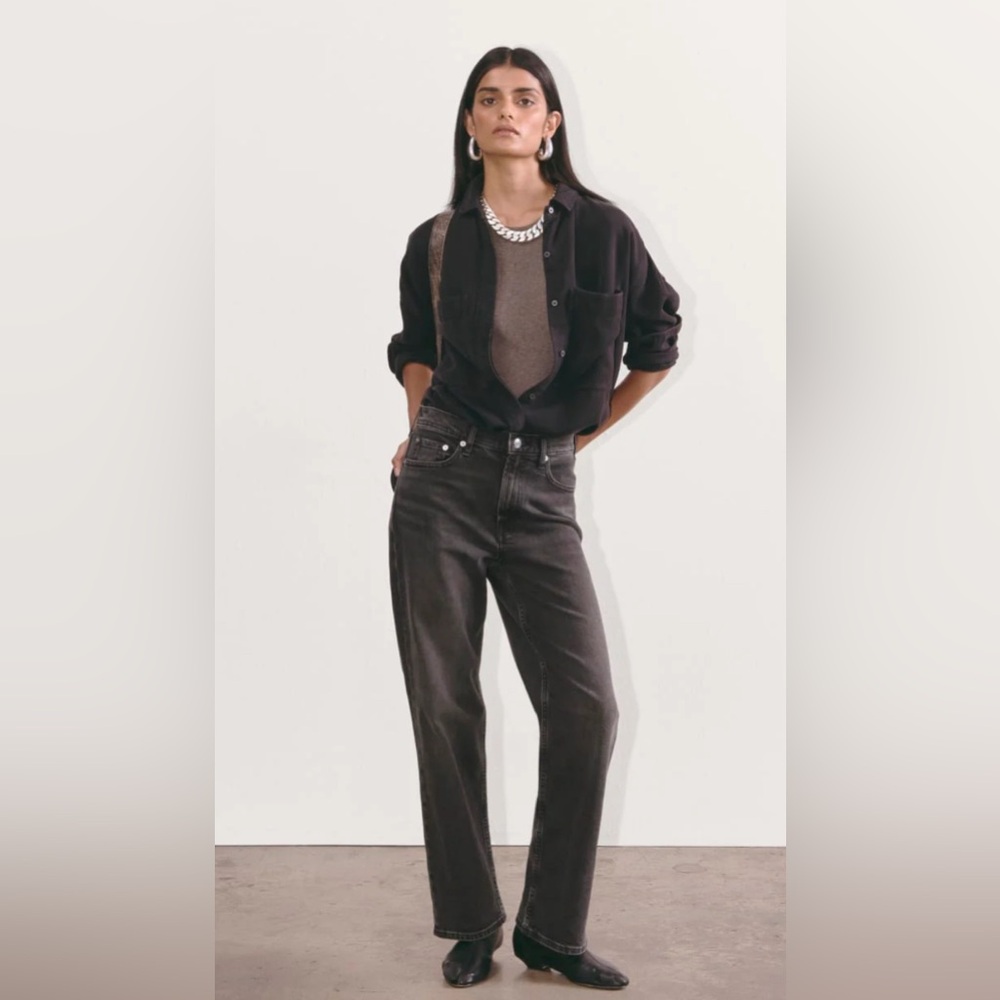 New Everlane The Cheeky Straight Jean in Night Size 32